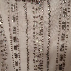 White House Black Market beaded top